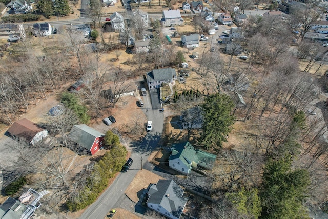 aerial view featuring a residential view