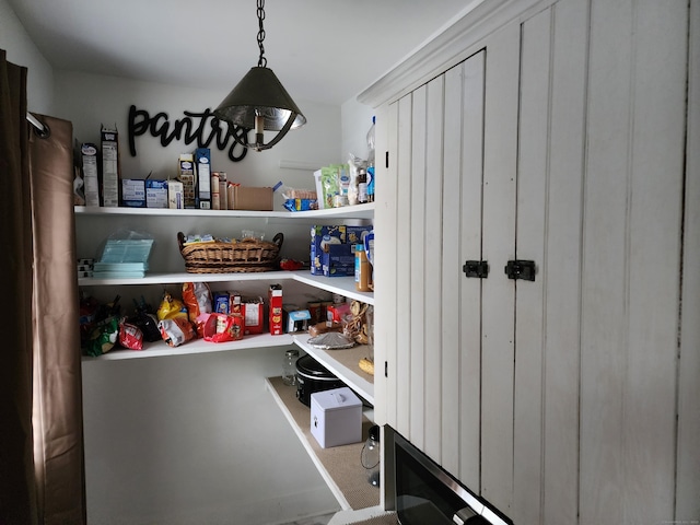 view of pantry