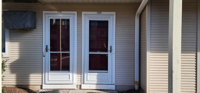 view of entrance to property