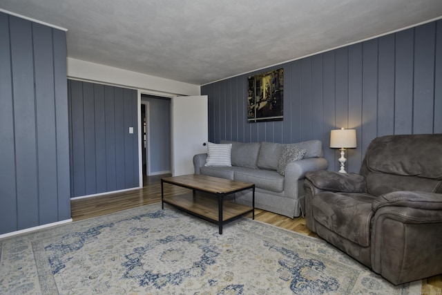 living room featuring wood finished floors