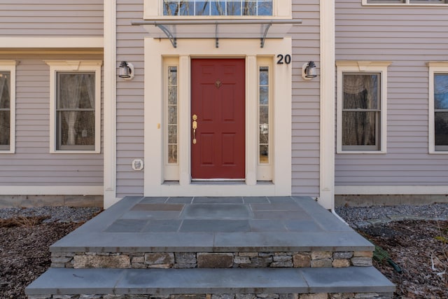 view of property entrance