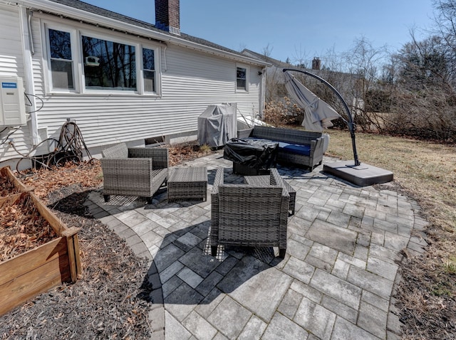 view of patio / terrace with outdoor lounge area