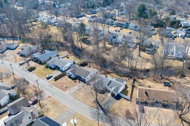 drone / aerial view featuring a residential view