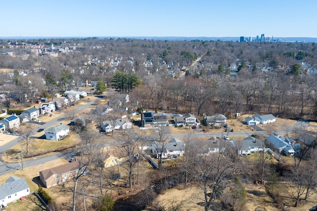 birds eye view of property featuring a residential view