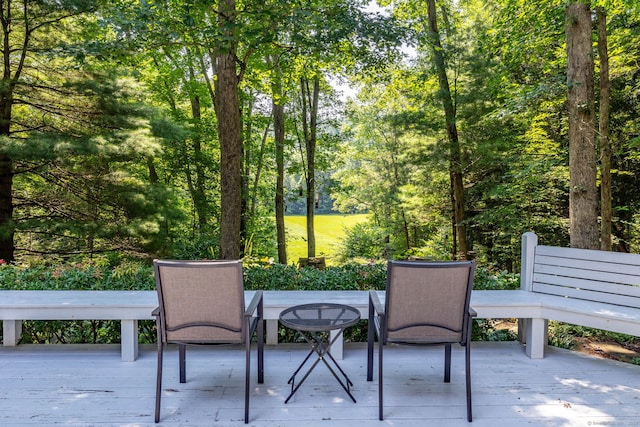 47 Jeremy River Dr, Colchester, CT 06415 - view of wooden deck