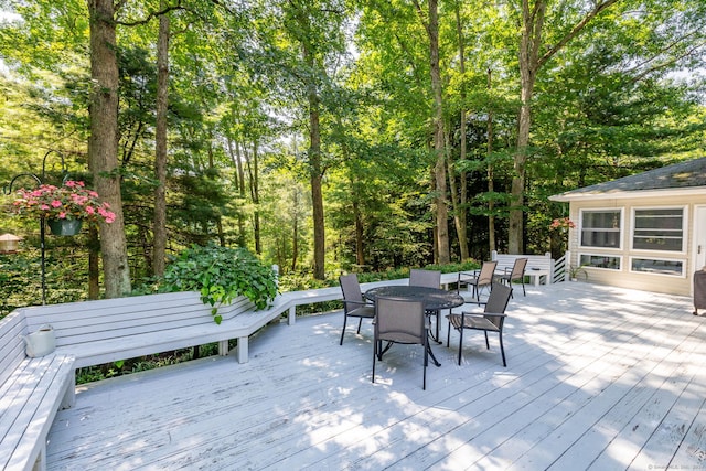 47 Jeremy River Dr, Colchester, CT 06415 - deck with outdoor dining space