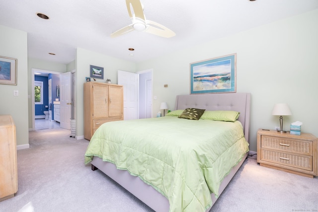 47 Jeremy River Dr, Colchester, CT 06415 - bedroom with carpet flooring, baseboards, and a ceiling fan