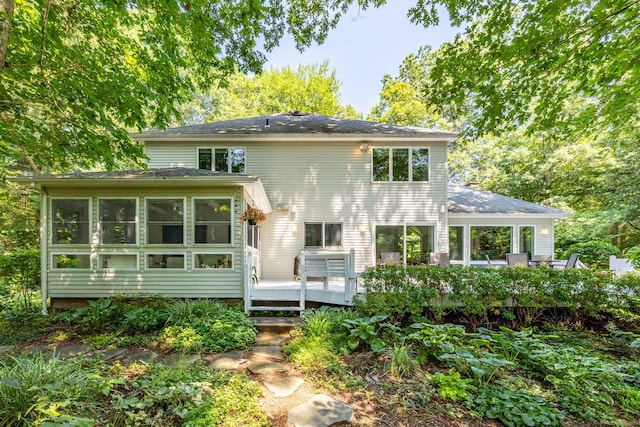 47 Jeremy River Dr, Colchester, CT 06415 - back of house with a deck