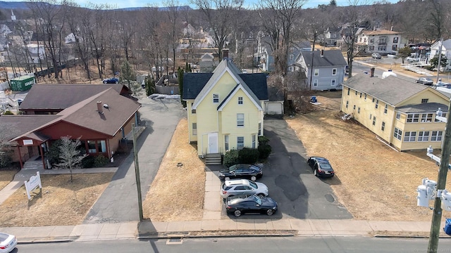 drone / aerial view featuring a residential view