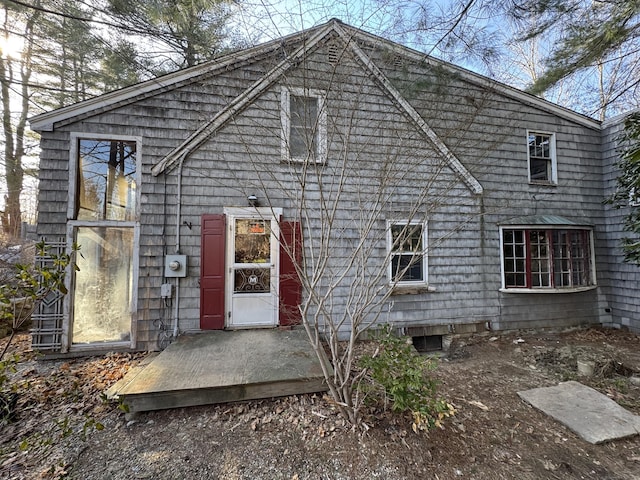 view of back of property