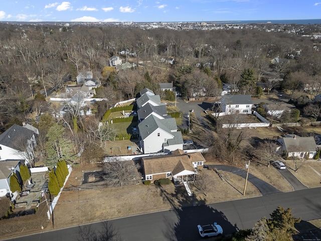 bird's eye view featuring a residential view