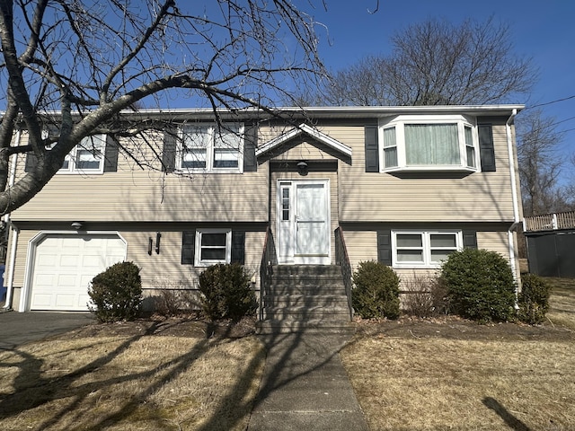 view of split foyer home