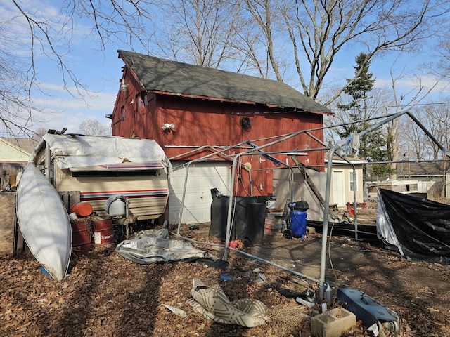 view of barn