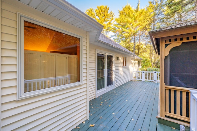 view of deck