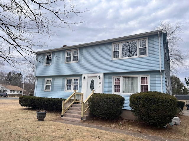 view of colonial inspired home