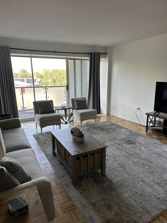 view of living room