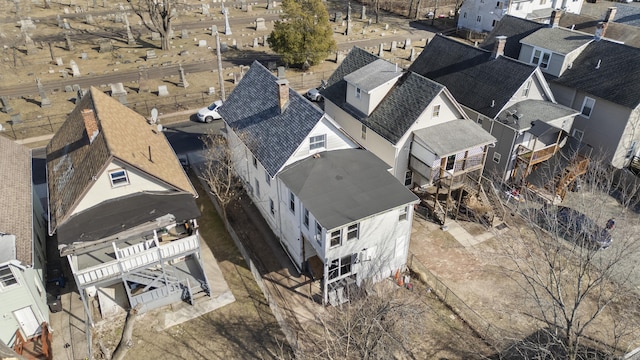 bird's eye view featuring a residential view
