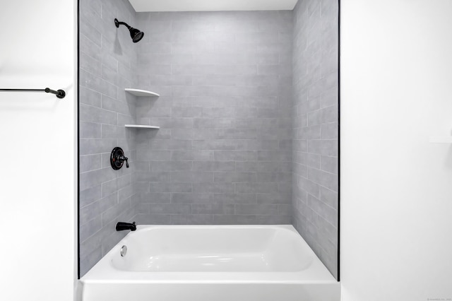 bathroom featuring shower / bath combination