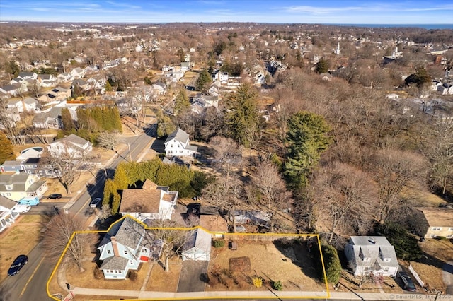 bird's eye view featuring a residential view