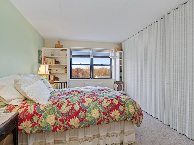 bedroom with carpet floors