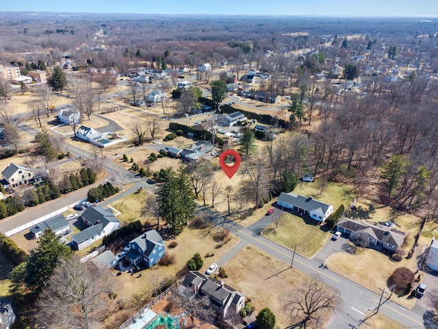 drone / aerial view featuring a residential view