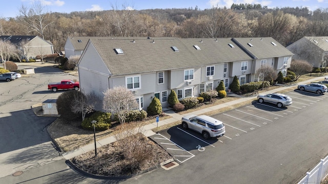 bird's eye view featuring a residential view