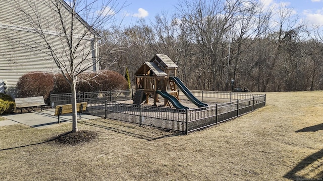 view of community playground