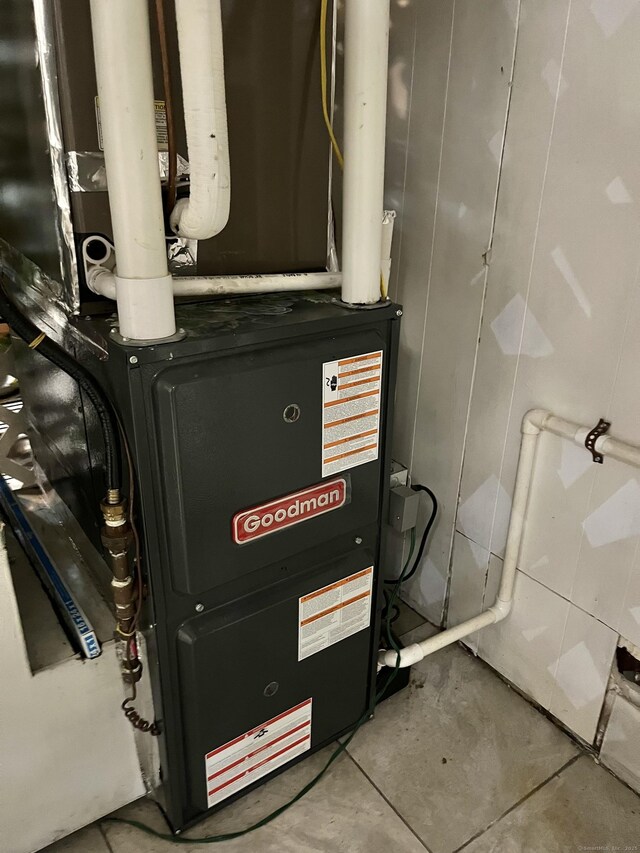 84 Glendale Ave, Bridgeport, CT 06606 - utility room with heating unit