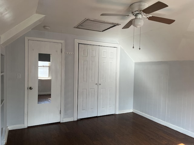 84 Glendale Ave, Bridgeport, CT 06606 - additional living space featuring wood finished floors, ceiling fan, vaulted ceiling, and baseboards