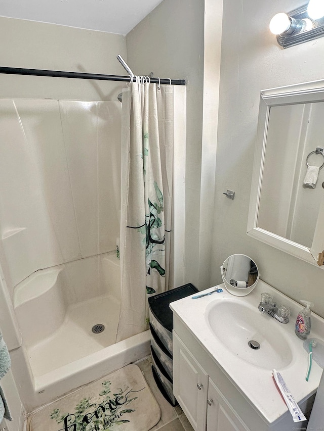 63 Minerva St, Derby, CT 06418 - bathroom with vanity and a shower stall