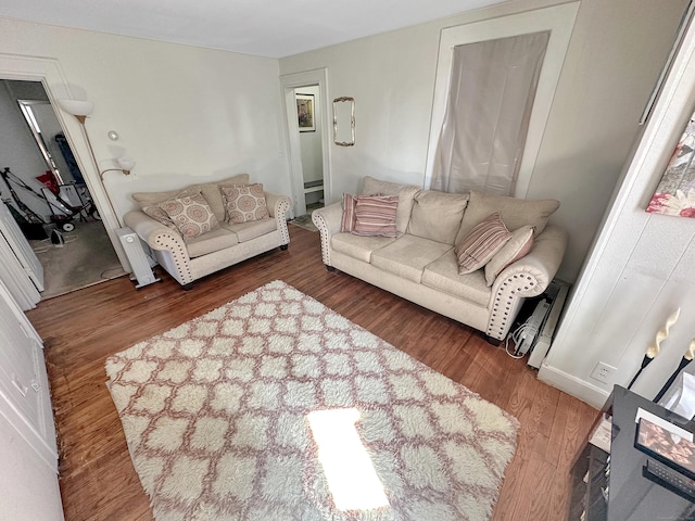 63 Minerva St, Derby, CT 06418 - living room with wood finished floors