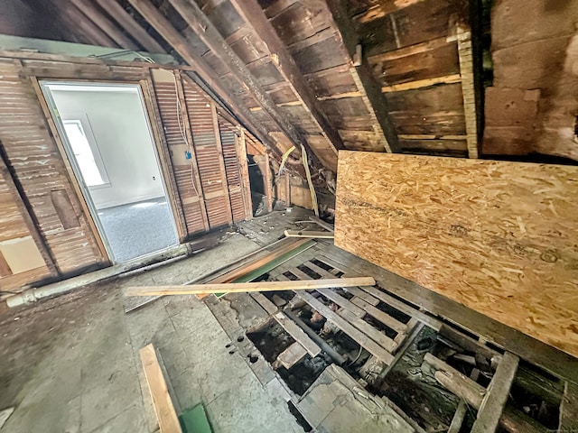 63 Minerva St, Derby, CT 06418 - view of unfinished attic