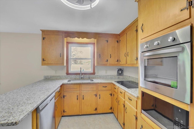 kitchen featuring a sink and stainless steel appliances
