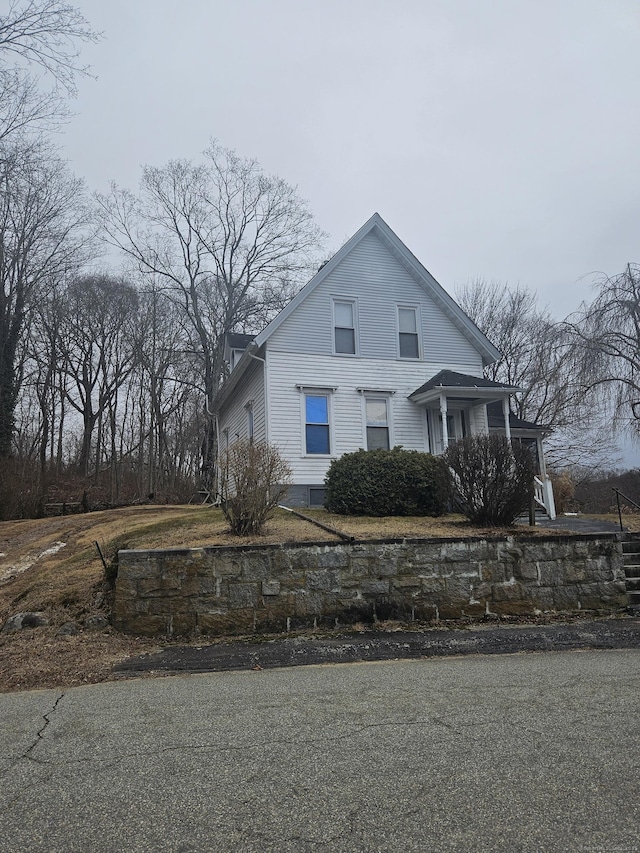 view of front of home