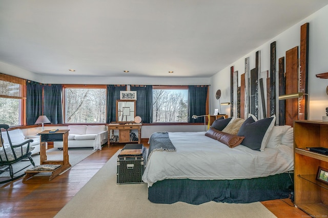 12 Old Forge Hollow Rd, Litchfield, CT 06750 - bedroom with multiple windows and wood finished floors
