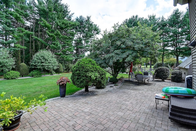 view of patio / terrace featuring outdoor dining space