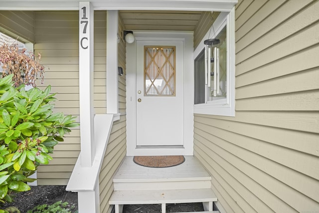 view of property entrance