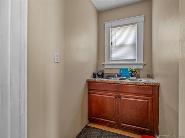 bathroom with a sink