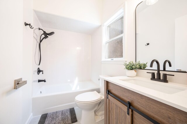 20 Musnug Rd, Danbury, CT 06811 - bathroom featuring vanity, toilet, and tub / shower combination