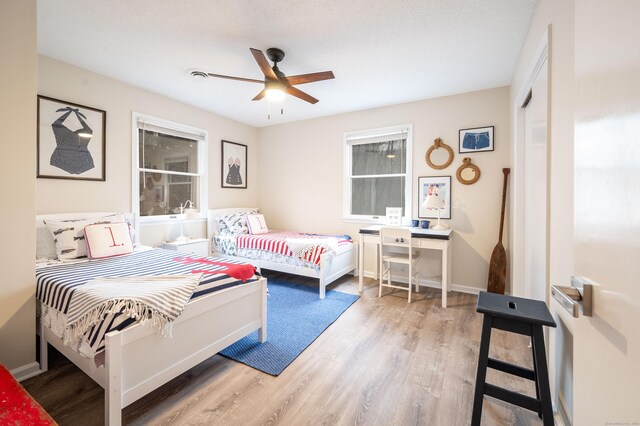20 Musnug Rd, Danbury, CT 06811 - bedroom with a ceiling fan, baseboards, and wood finished floors