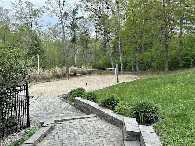 105 Mashentuck Rd, Killingly, CT 06239 - view of yard featuring volleyball court and a view of trees