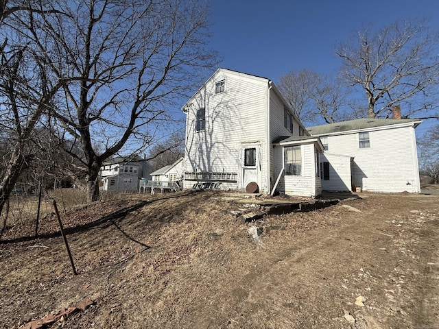 view of rear view of property