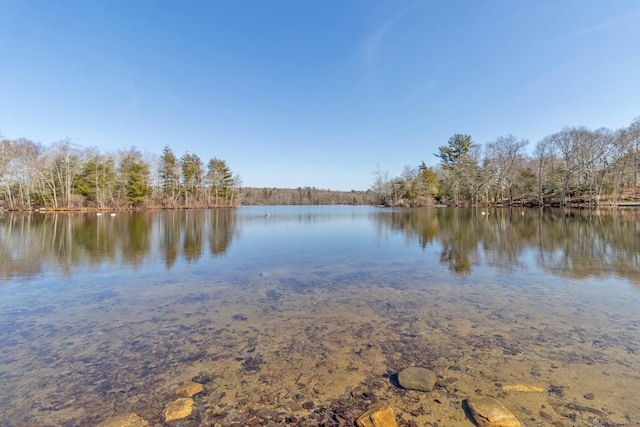 property view of water