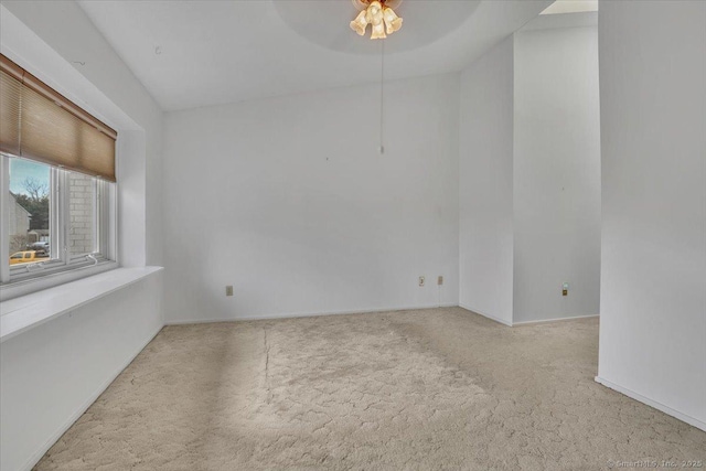 827 Oronoke Rd Apt 2-11, Waterbury, CT 06708 - empty room featuring carpet flooring, baseboards, and a ceiling fan