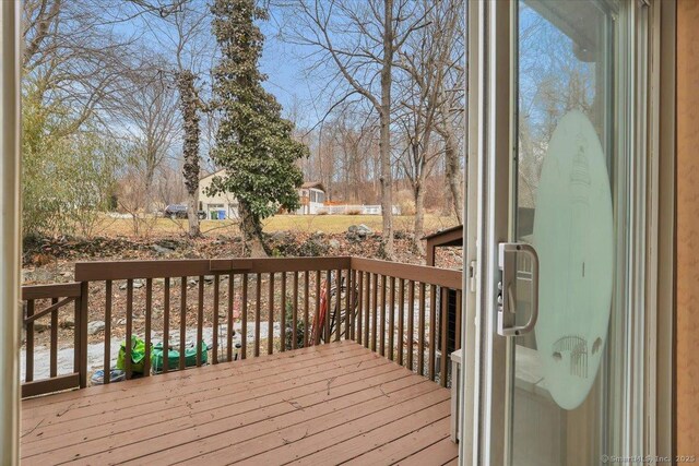 827 Oronoke Rd Apt 2-11, Waterbury, CT 06708 - view of wooden deck