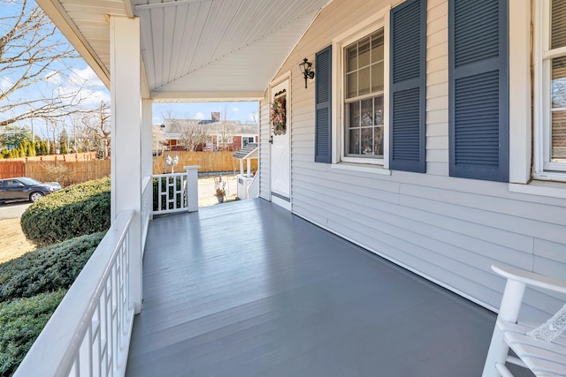 view of patio / terrace featuring a porch