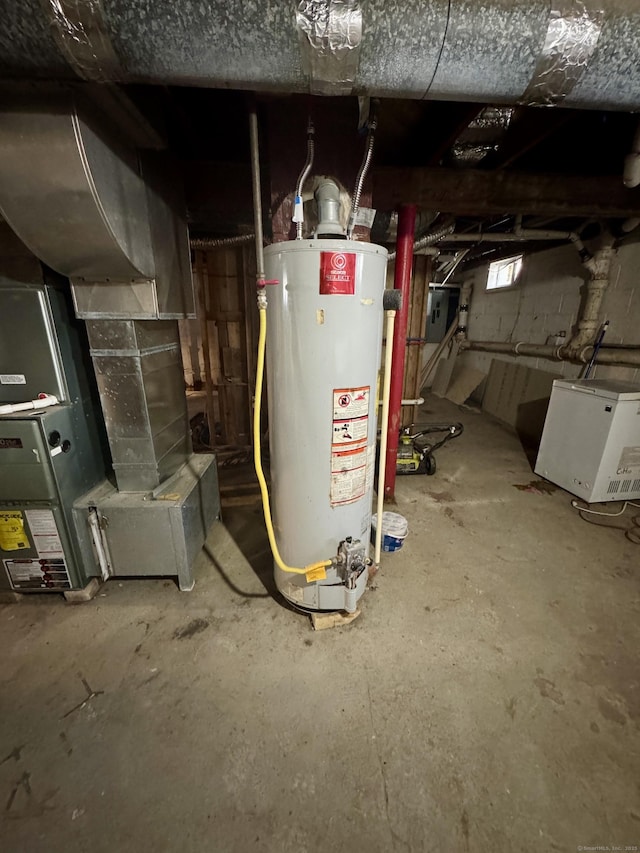 utilities with gas water heater