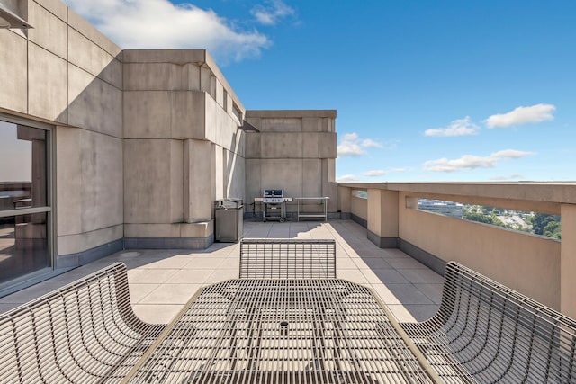 view of patio / terrace featuring a balcony