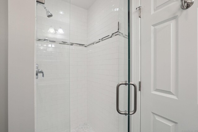 1042 Heritage Vlg Unit A, Southbury, CT 06488 - full bath featuring a shower stall