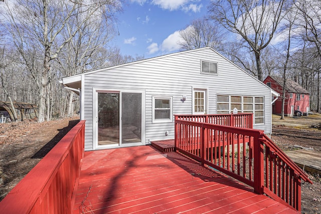 129 Smith Rd, East Haddam, CT 06423 - view of wooden terrace